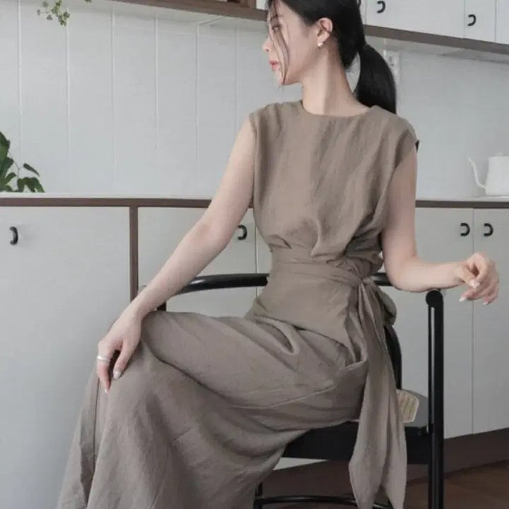 [BUNJANG] UUR Wave Wrap Dress / 유유알 uur 웨이브 랩 원피스