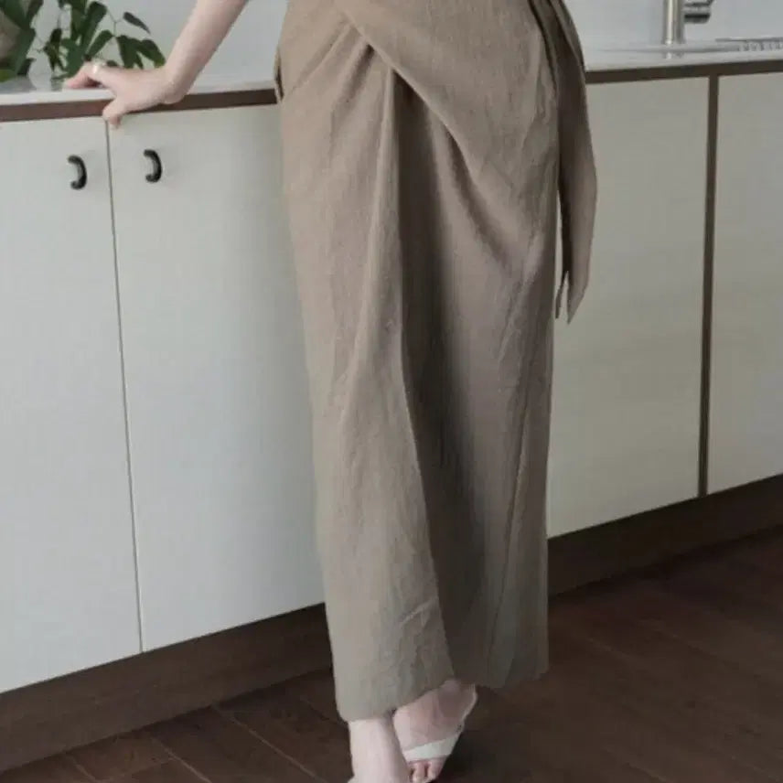 [BUNJANG] UUR Wave Wrap Dress / 유유알 uur 웨이브 랩 원피스