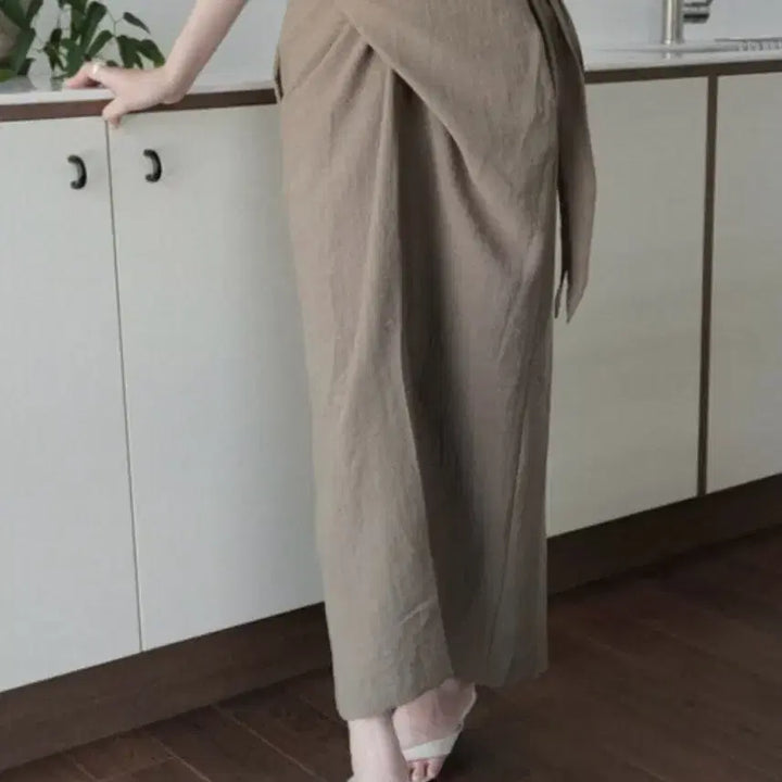 [BUNJANG] UUR Wave Wrap Dress / 유유알 uur 웨이브 랩 원피스