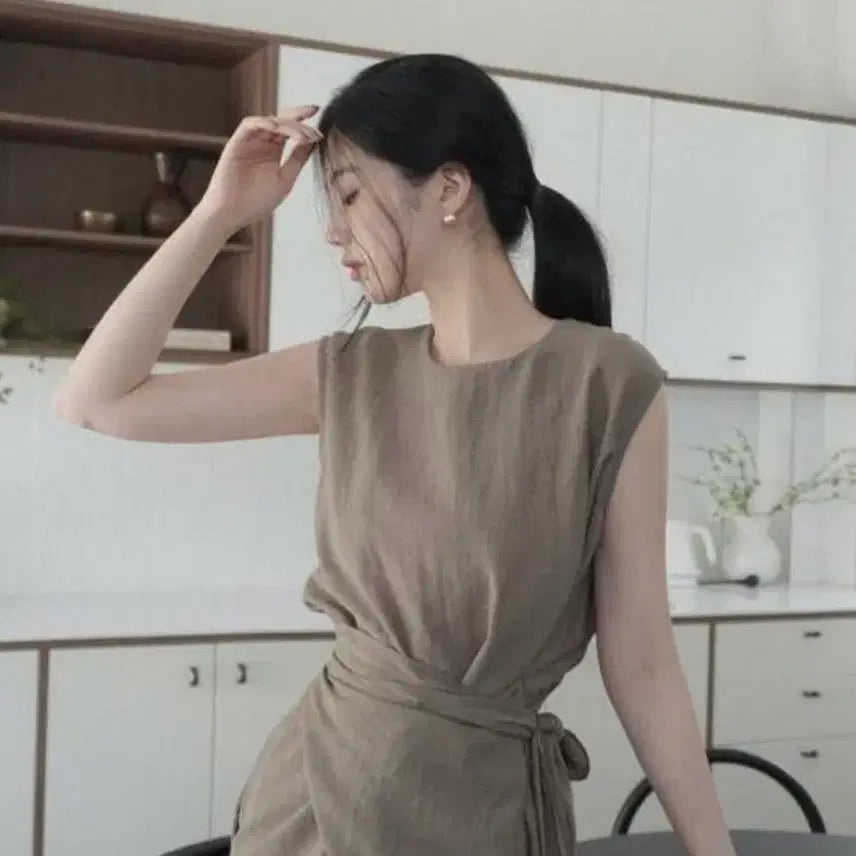[BUNJANG] UUR Wave Wrap Dress / 유유알 uur 웨이브 랩 원피스