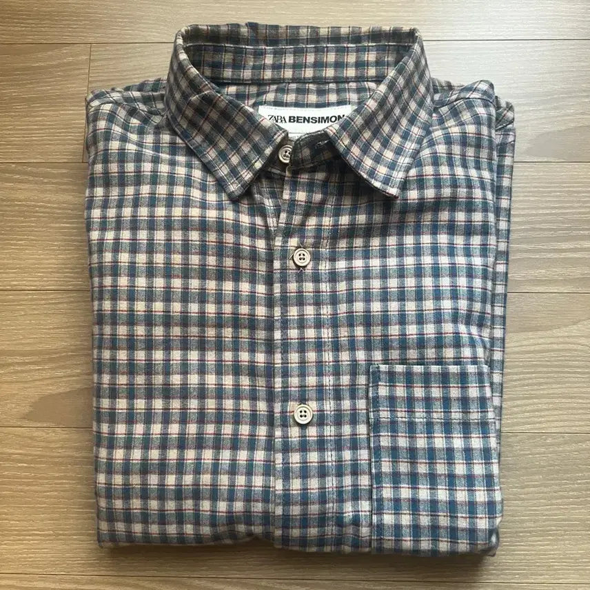 [BUNJANG] Zarakids x Bensimon Check Shirt (13-14) / (자라키즈) 벤시몽X자라 체크 셔츠(13-14)