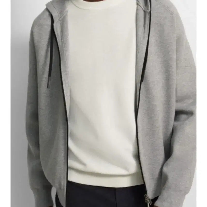 [BUNJANG] Theory Jacquard Hoodie / 띠어리 자고 후드 판매해요