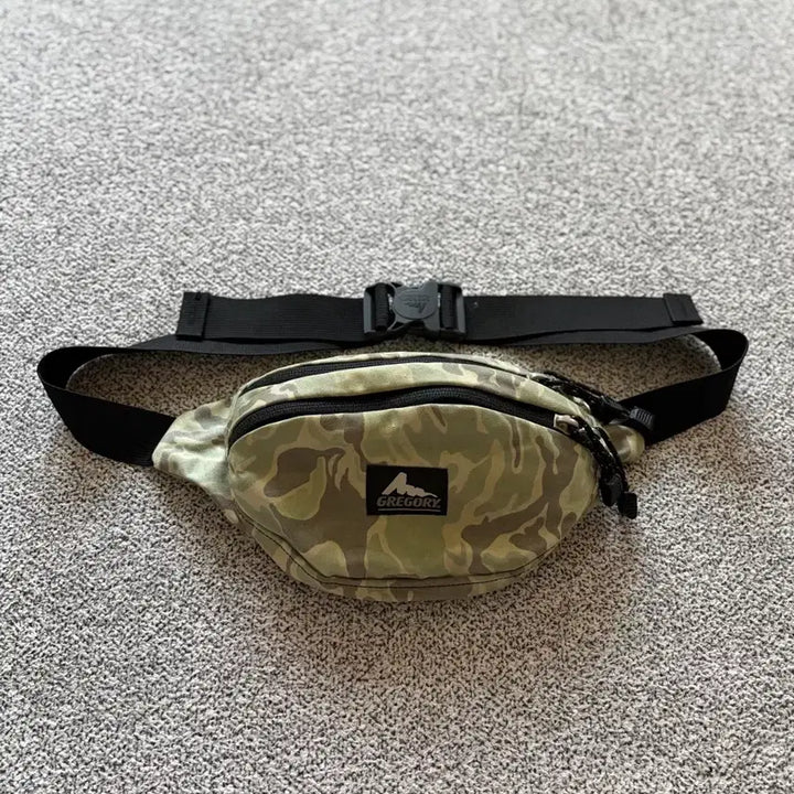 [BUNJANG] Gregory Old Label Made in USA Camo Waist Bag / 그레고리 구형라벨 made in usa  카모 웨이스트백