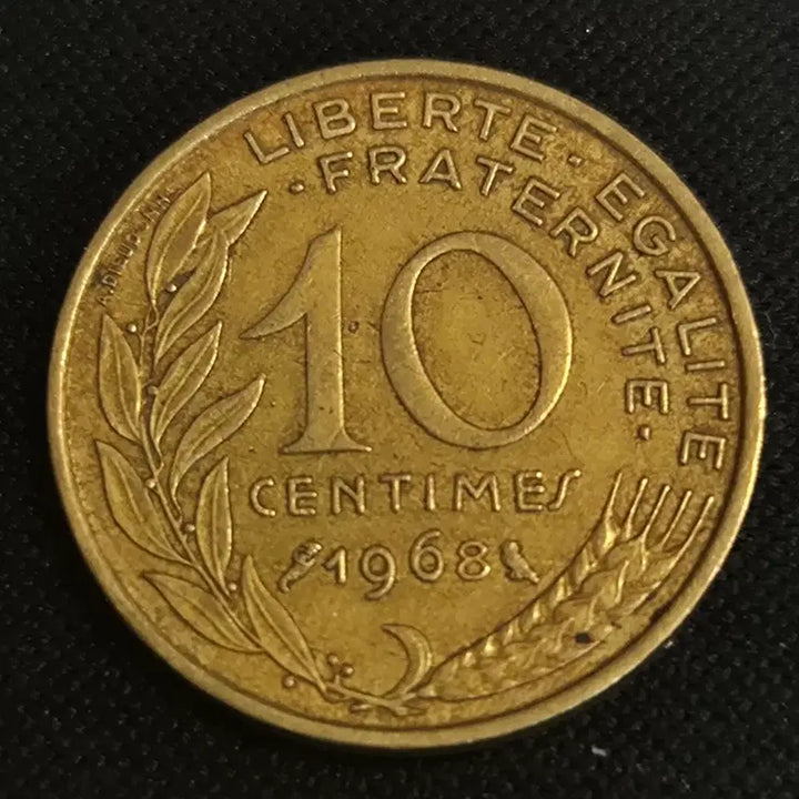[BUNJANG] 1968 France 10 Franc Coin / 1968년 프랑스 10상팀 동전 [EP. 2781]