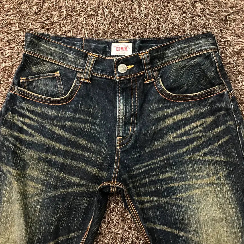 [BUNJANG] Edwin Washed Denim Shorts / 32 에드윈 신치백 워싱진 데님 반바지
