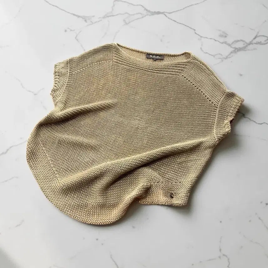 [SOLD OUT] S/ 로로피아나 실크 마 스웻니트 탑