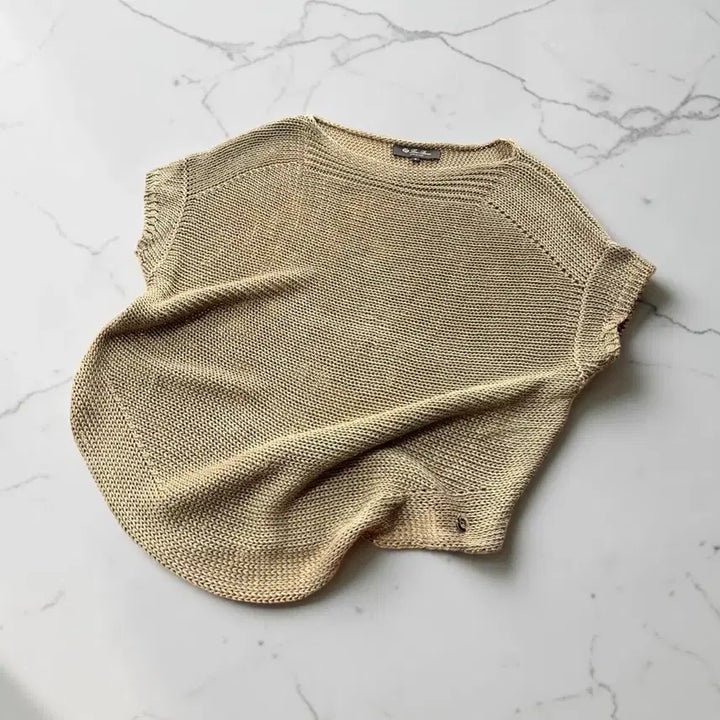 [SOLD OUT] S/ 로로피아나 실크 마 스웻니트 탑