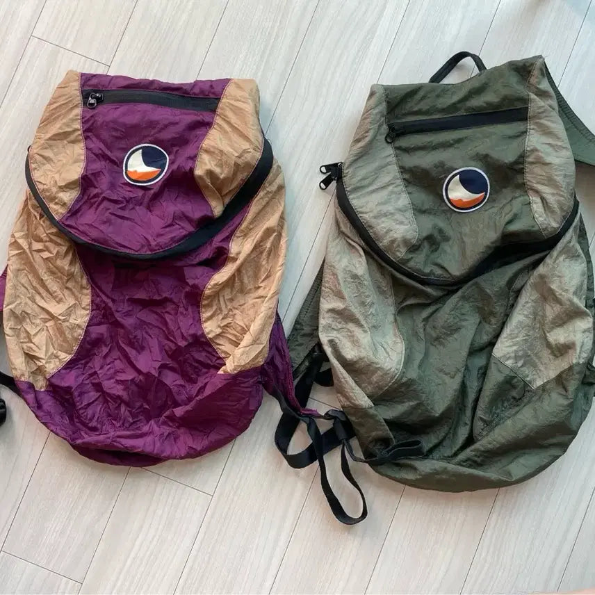 [BUNJANG] Ticket to the Moon Mini Backpack 15L Purple/Green / 티켓투더문 미니 백팩 15L 퍼플/그린