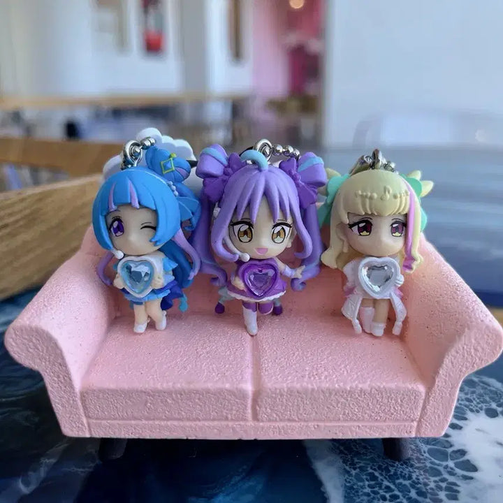 [BUNJANG] Pretty Cure Mascot Charm Set / 너와 아이돌 프리큐어 키링 2