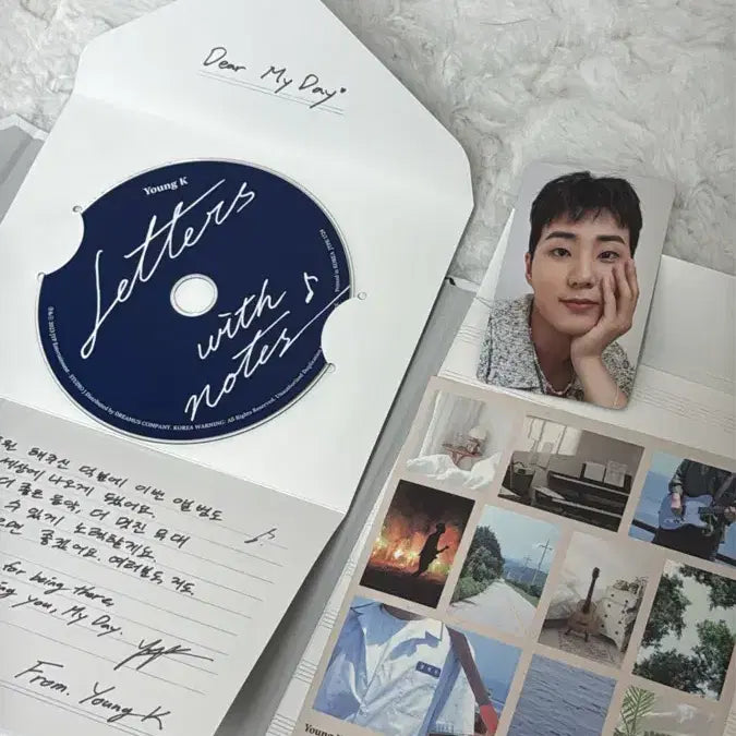 [BUNJANG] DAY6 Young K Letters with notes Album (Unsealed) / 원가이하) 데이식스 영케이 Letters with notes 앨범