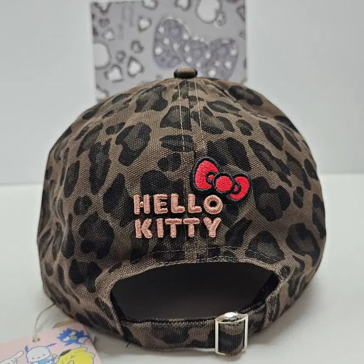 [SOLD OUT] 키티 레오파드 볼캡 모자