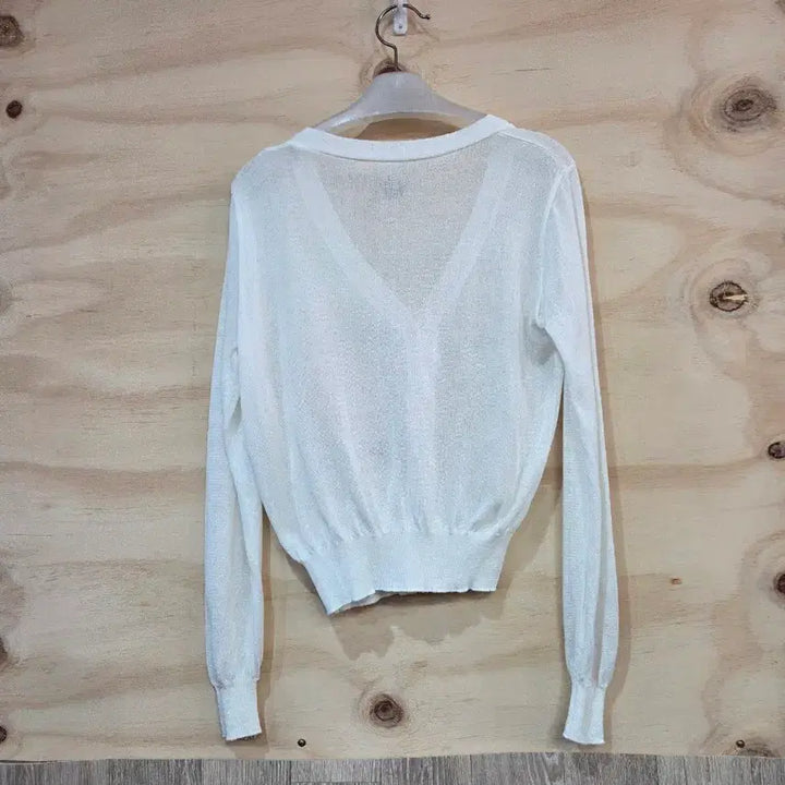[BUNJANG] V-Neck Summer Cardigan - Ivory / 686) 브이넥 여름 가디건