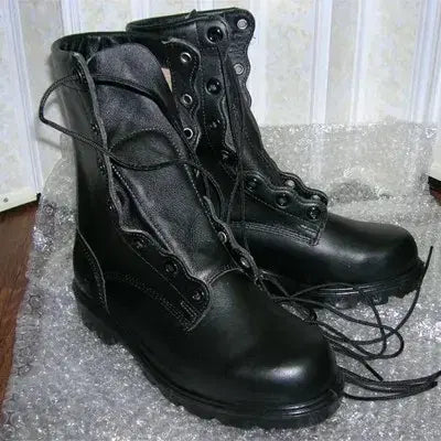 [BUNJANG] Military Combat Boots - Black Tactical Work Boots / 전투화 예비군화