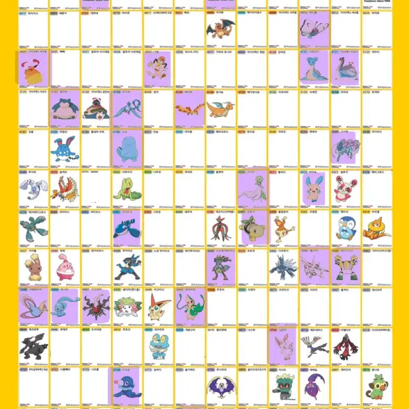 [BUNJANG] Pokemon 30th Anniversary Stickers / 5시즌 30주년 포켓몬 띠부씰 교환