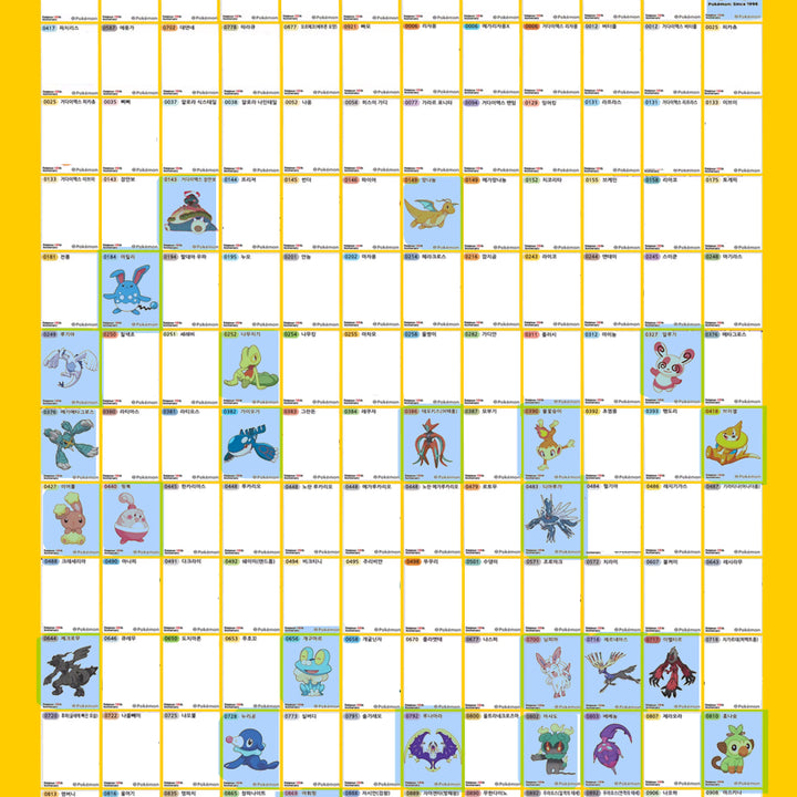 [BUNJANG] Pokemon 30th Anniversary Stickers / 5시즌 30주년 포켓몬 띠부씰 교환