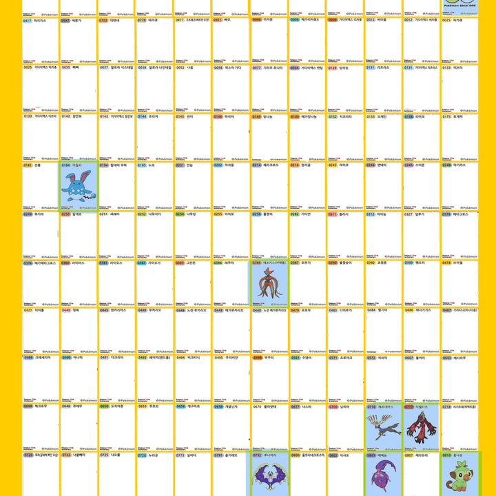 [BUNJANG] Pokemon 30th Anniversary Stickers / 5시즌 30주년 포켓몬 띠부씰 교환