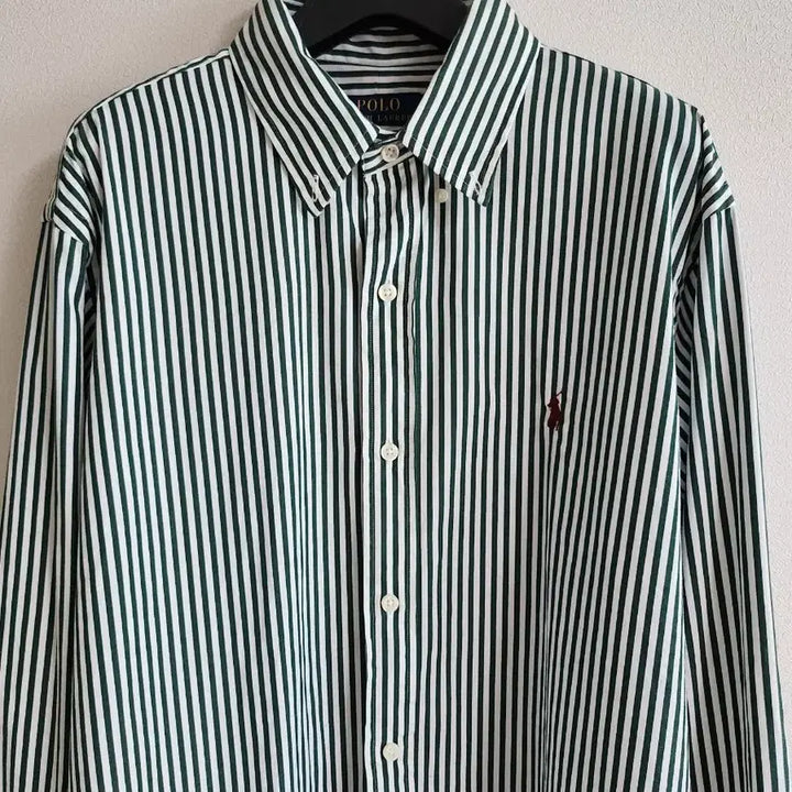 [BUNJANG] Polo Ralph Lauren Striped Shirt (L) / 폴로 랄프로렌 스트라이프셔츠(L,