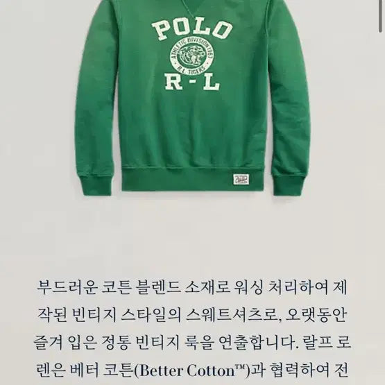 [BUNJANG] Polo Ralph Lauren Tiger Sweatshirt XL / 폴로 타이거 스웨트셔츠 팝니다
