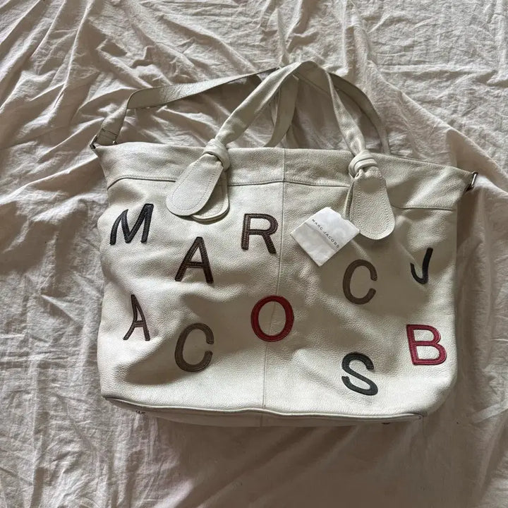 [BUNJANG] Marc Jacobs White Leather Hobo Bag / 마크제이콥스 화이트 레더 보부상백