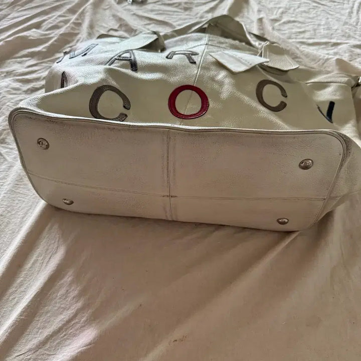 [BUNJANG] Marc Jacobs White Leather Hobo Bag / 마크제이콥스 화이트 레더 보부상백