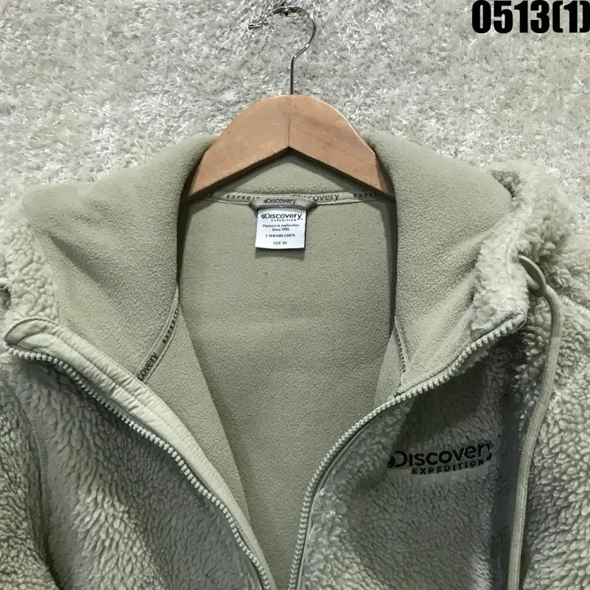 [BUNJANG] Discovery Expedition Fleece Jacket Ivory M / 디스커버리 후리스 플리스 자켓 아이보리 m