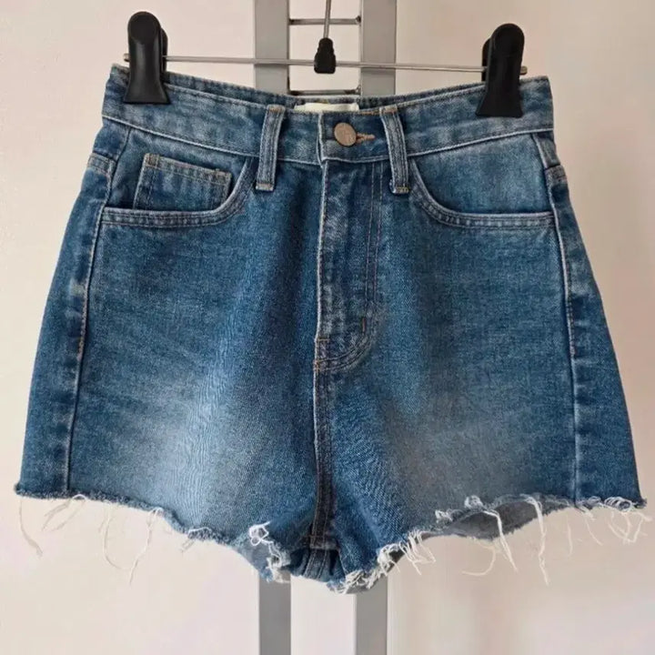 [BUNJANG] X2 Squared Washed Denim Blue Shorts - Size S (Excellent Condition) / X2 제곱 워싱 데님 청반바지-S(새상급)