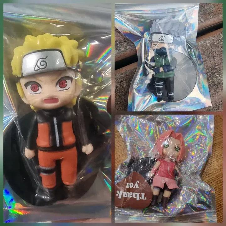 [BUNJANG] Naruto Sakura Kakashi Mini Figure 3-Set Bundle / 나루토 사쿠라 카카시 미니 피규어 3종 일괄판매