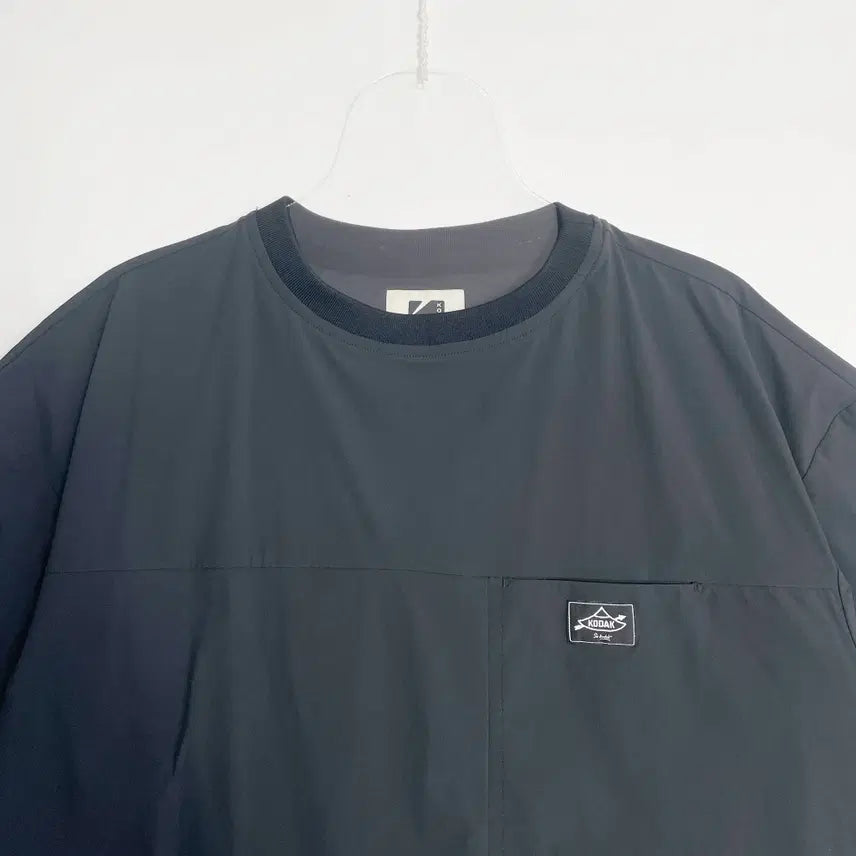 [BUNJANG] Kodak (C2) Viewfinder Woven Nylon Short Sleeve T-Shirt (Size M) / C2 코닥(KODAK) 뷰파인더 우븐 나일론 반팔 티셔츠 M사이즈