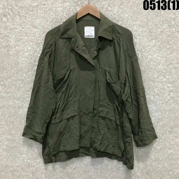 [BUNJANG] Tomboy Khaki Field Jacket - Size S / 톰보이 카키색 야상 자켓 s