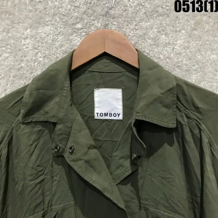 [BUNJANG] Tomboy Khaki Field Jacket - Size S / 톰보이 카키색 야상 자켓 s