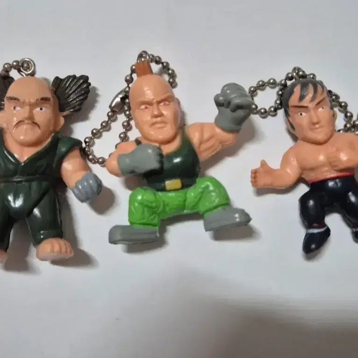 [BUNJANG] Tekken 2 Mini Figure Keychain Set / 10개)고전 철권2 미니 피규어 키링 셋트