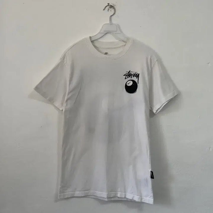 [BUNJANG] Stussy 8 Ball Short Sleeve T-Shirt White S / 스투시 8볼 반팔 티셔츠 화이트 S