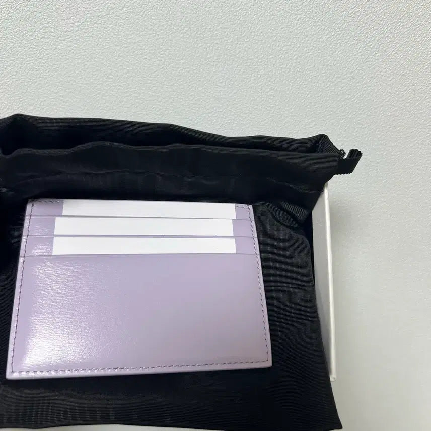 [BUNJANG] Celine Silver Logo Card Holder Pastel Mauve / (새상품) 셀린느 은장 카드홀더 파스텔모브 컬러