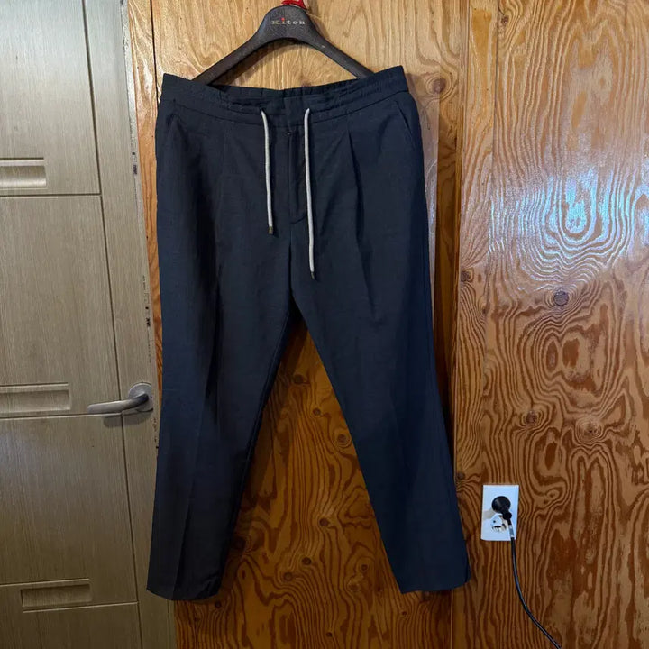 [BUNJANG] Brunello Cucinelli Drawstring Virgin Wool Trousers / 브루넬로 쿠치넬리 드로우 스트링 울 슬랙스
