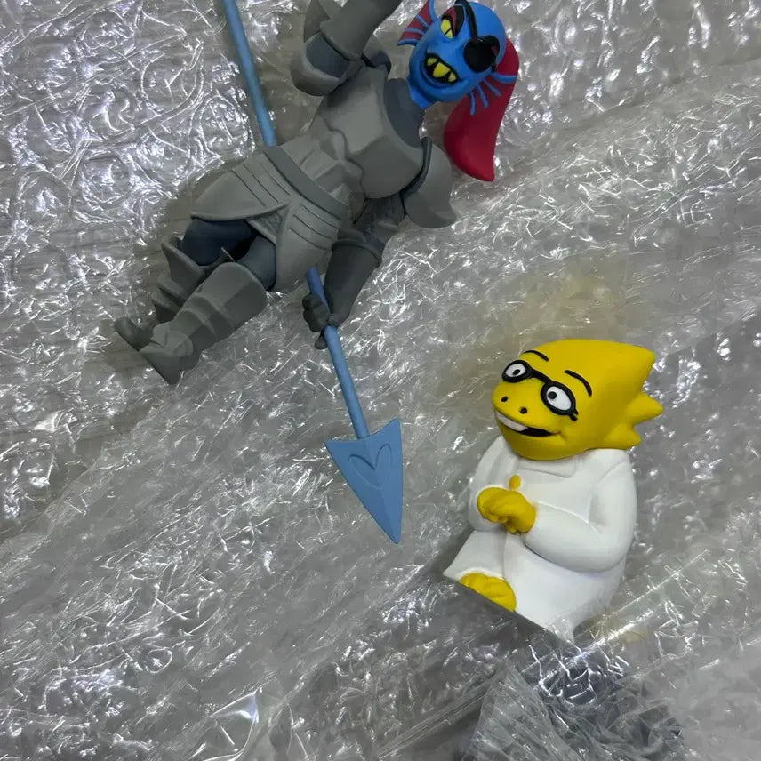 [BUNJANG] Undertale Alphys &amp; Undyne Mini Figure Bundle Set / 언더테일 알피스와 언다인 미니 피규어 일괄로 판매합니다