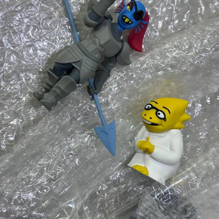[BUNJANG] Undertale Alphys &amp; Undyne Mini Figure Bundle Set / 언더테일 알피스와 언다인 미니 피규어 일괄로 판매합니다