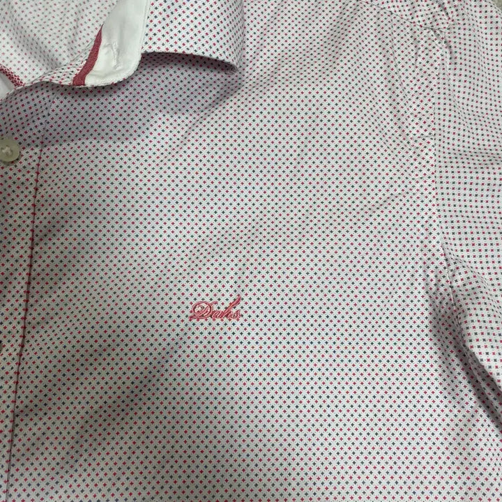 [BUNJANG] Daks Short Sleeve Shirt Dot Pattern Size 105 / 닥스 반팔 셔츠 도트 패턴 105