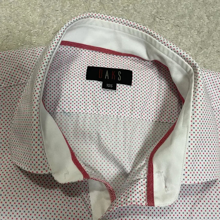 [BUNJANG] Daks Short Sleeve Shirt Dot Pattern Size 105 / 닥스 반팔 셔츠 도트 패턴 105