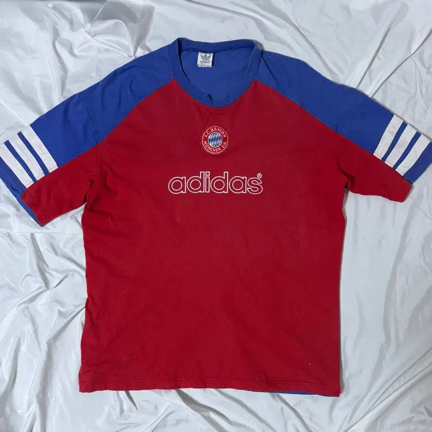 [BUNJANG] 90s Adidas Bayern Munich T-Shirt / 90s 아디다스 바이에른 뮌헨 티셔츠