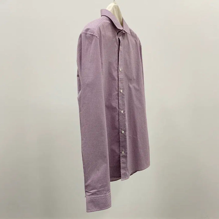 [BUNJANG] Brunello Cucinelli Pink Check Button-Up Shirt XL / XL 새 상품 (미사용) 브루넬로 쿠치넬리 체크 셔츠 / 핑크 컬러