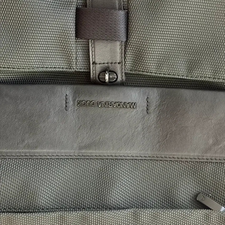 [BUNJANG] Mandarin Duck Leather Trim Backpack / 만다리나덕 백팩