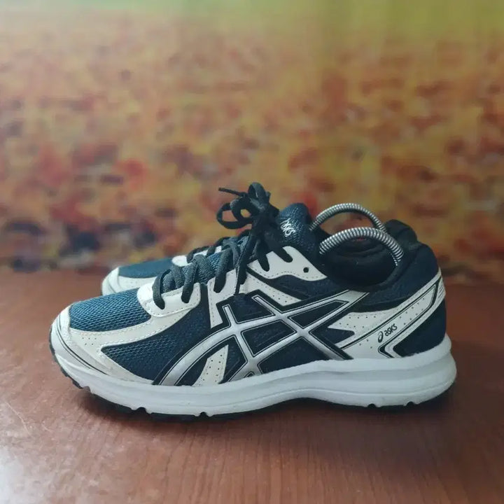 [BUNJANG] Asics Jog 100 S Navy Silver / 아식스 조그100 s 네이비 실버 250