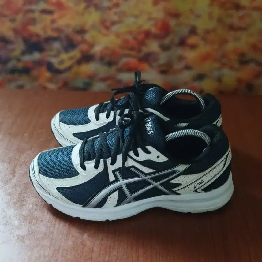 [BUNJANG] Asics Jog 100 S Navy Silver / 아식스 조그100 s 네이비 실버 250