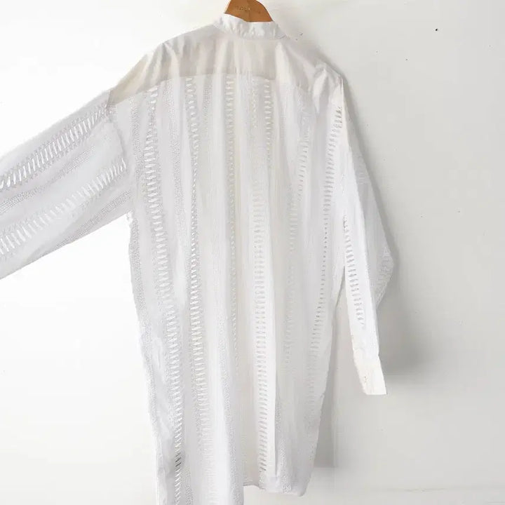 [BUNJANG] Arket Cotton Long Shirt White / 55/새상품 아르켓 코튼 롱셔츠