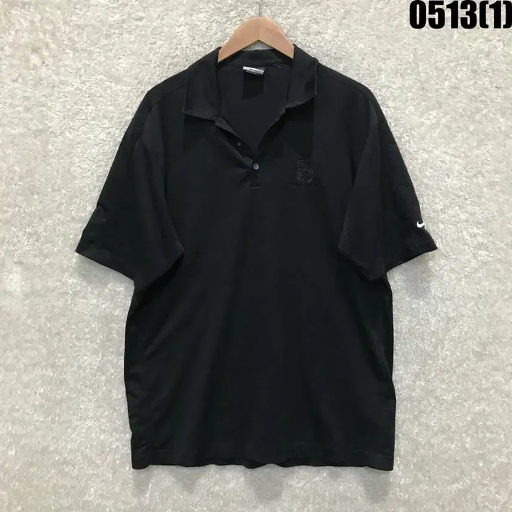 [BUNJANG] Nike Black Collar Short Sleeve T-Shirt XL / 나이키 블랙 카라 반팔 티셔츠 XL