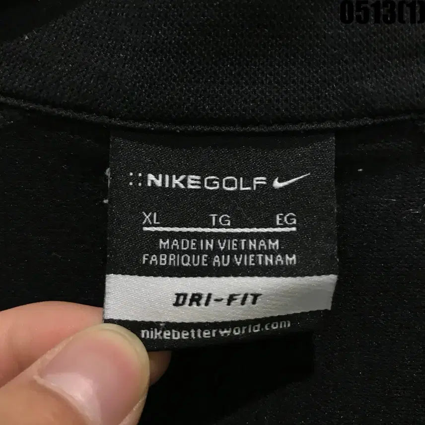 [BUNJANG] Nike Black Collar Short Sleeve T-Shirt XL / 나이키 블랙 카라 반팔 티셔츠 XL