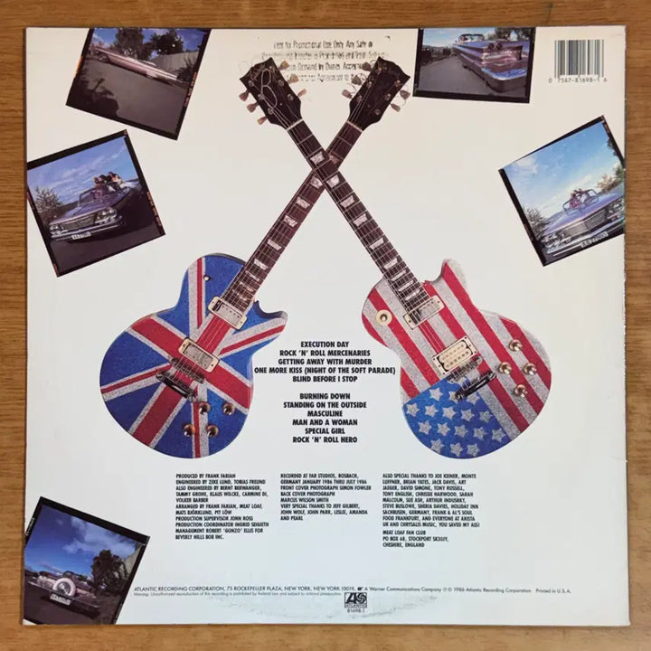 [BUNJANG] Meat Loaf Blind Before I Stop US LP Record / 미국 LP) Meat Loaf - Blind Before I stop