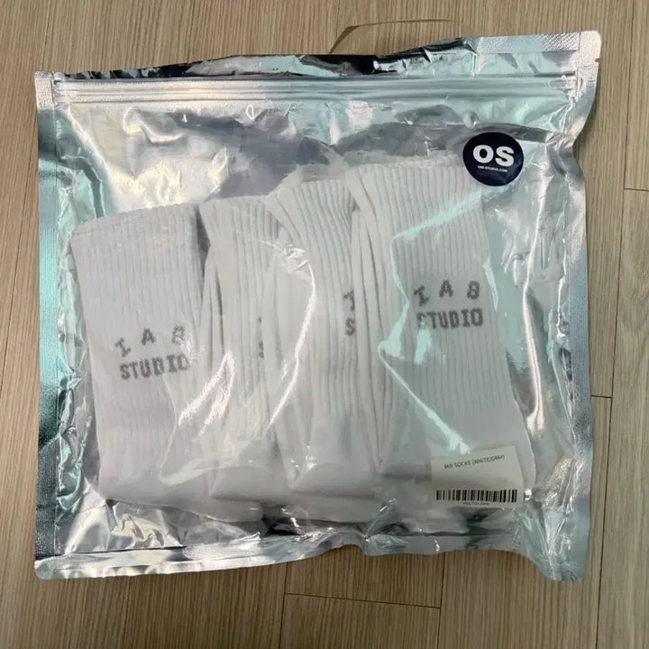 [BUNJANG] IAB STUDIO Socks White/Gray / 아이앱스튜디오 IAB 삭스 화이트/그레이