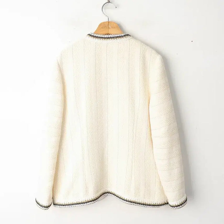 [BUNJANG] Sandro Cotton Tweed Jacket Ivory / 슬림55/산드로 트위드 자켓