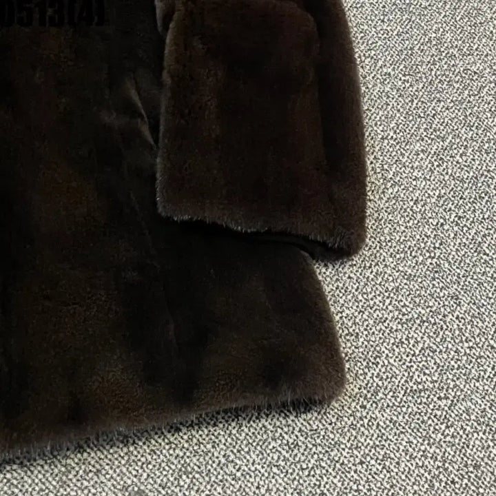 [BUNJANG] Brown Fur Coat Women&